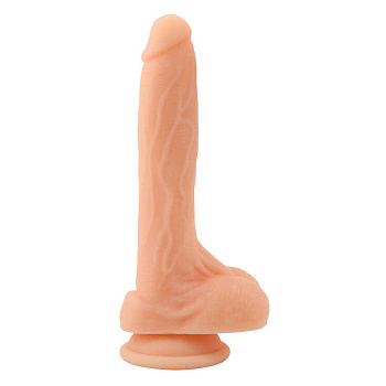 Фаллоимитатор на присоске с мошонкой Naked Legend Moocher