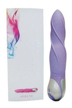 Изысканный вибратор, закрученный по спирали "Serene"