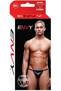 Стринги, трусы мужские, черные M/L