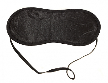 Маска на глаза спандекс черная