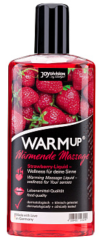 Массажное масло с разогревающим эффектом Клубника 150 мл