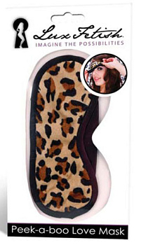 Маска леопардовая на глаза