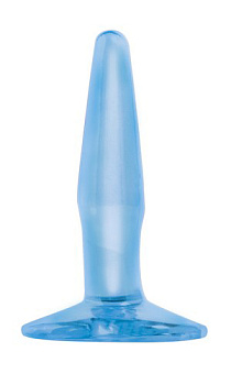 Анальная втулка Mini голубая, L=10.8см