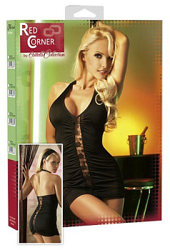 Платье с кружевными вставками XS