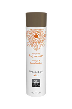Массажное масло Shiatsu Апельсин и масло сандала, 100 мл