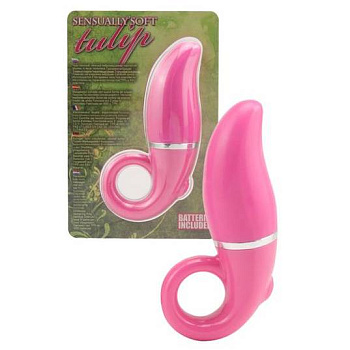 Мини вибромассажер в форме пальца Tulip