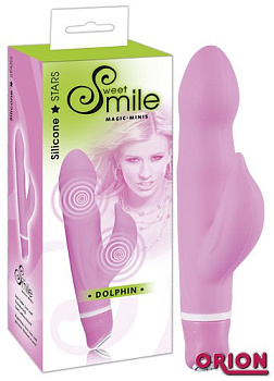 Вибратор SMILE  DOLPHIN розовый