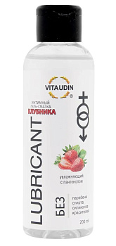 Гель вагинальный водная основа VITA UDIN Клубника 200 мл