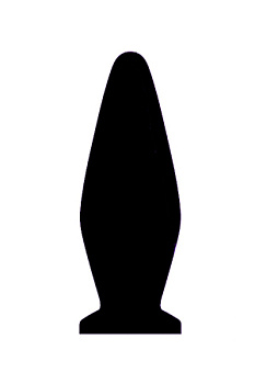 Анальная пробка MY TOY LARGE 7 функций вибрации черная