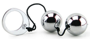 Вагинальные шарики Silver Metal Ben Wa Balls тяжелые из металла