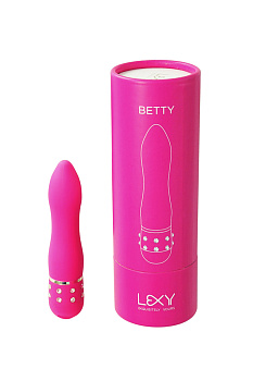 Вибратор Betty, розовый 11,5 см Lеxy