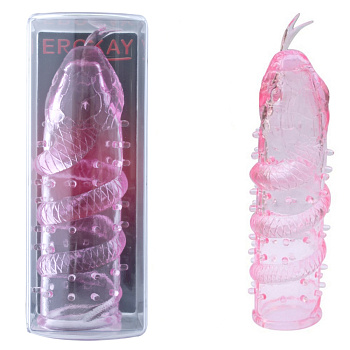 Насадка 14 см розовая