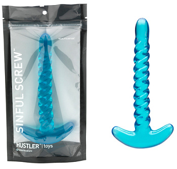 Анальный голубой стимулятор