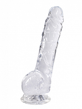 Фаллос прозрачный 20 см 3,3 см
