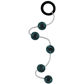 Цепочка из четырех латексных шариков  Power Balls черные