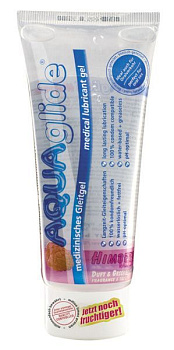 Съедобная смазка AQUAglide Малина 100мл