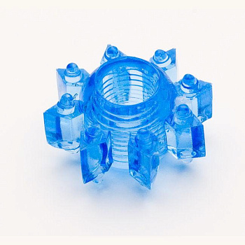 Кольцо гелевое синее