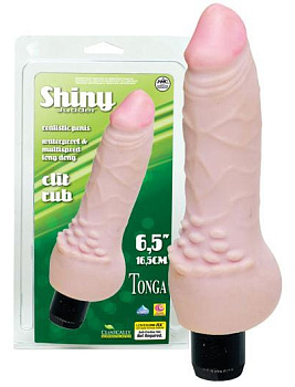 Вибратор реалистик телесного цвета