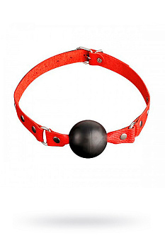 Кляп латекс/натуральная кожа