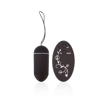 Виброяйцо ДУ пластик 10 режимов черное