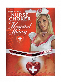 Кулон медсестры блест. красный 02329 OS