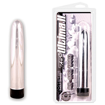 Серебряный вибратор 16,5см