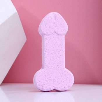 Бомбочка для ванны Пенис замляника 60 г