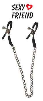 Зажимы для сосков с цепочкой металл