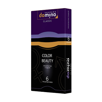 Презервативы DOMINO цветные COLOUR BEAUTY 6 шт