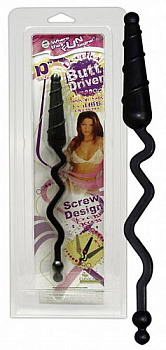 Анальная цепочка черная