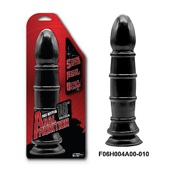 Фаллоимитатор 25,4 см, черный