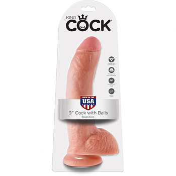 Фаллоимитатор с мошонкой «Cock With Balls»