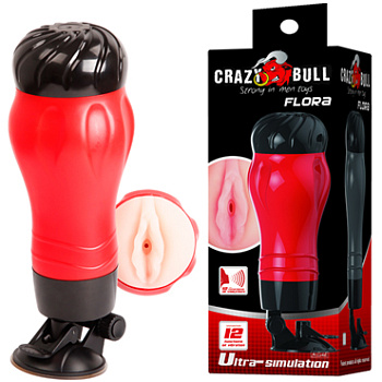 Мастурбатор с вибрацией Baile Crazy Bull Flora