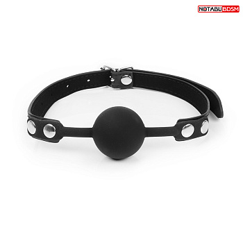 Кляп силикон черный