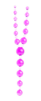 Фиолетовые анальные бусы