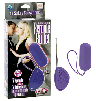 Радиоуправляемое вибро-яичко "REMOTE BULLET 7-FUNCTION"