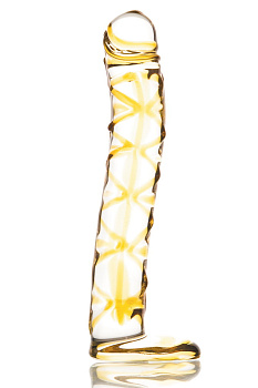 Фаллоимитатор 17см из стекла