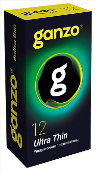 Презервативы Ganzo Ultra thine Ультра тонкие 12 шт