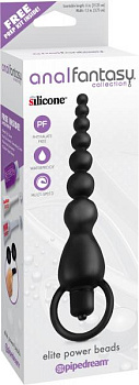 Анальная цепочка с вибрацией ELITE POWER BEADS