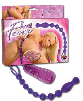 Анальная цепочка с вибрацией "Anal Fever"