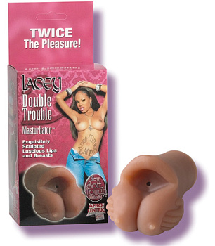 Мастурбатор ротик и грудь "Мулатка Lacey"