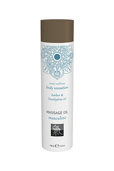 Массажное масло Shiatsu Амбра и масло эвкалипта, 100 мл