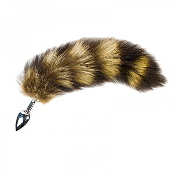 Пробка (малая) анальная с хвостом из натурального меха