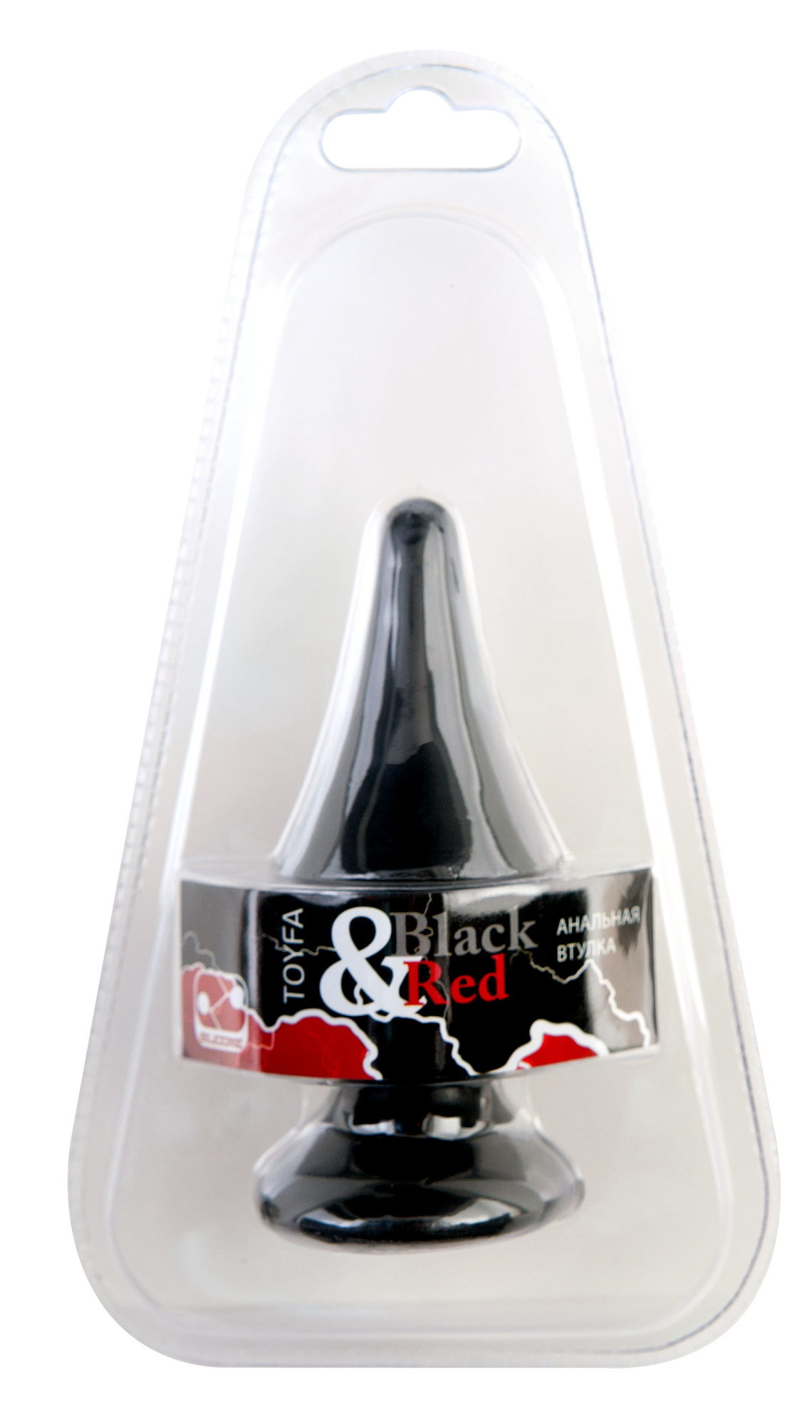 Анальная втулка. Черная TOYFA Black&Red