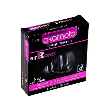 Презервативы OKAMOTO Strong №3