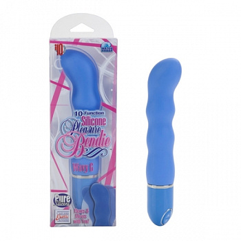 СТИМУЛЯТОР G-ТОЧКИ SILICONE PLEASURE BENDIE WAVY G'S ГОЛУБОЙ