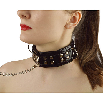 Ошейник с поводком